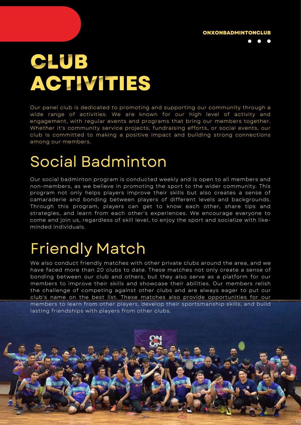 ONXON Club Profile 2026, page 13 of 29