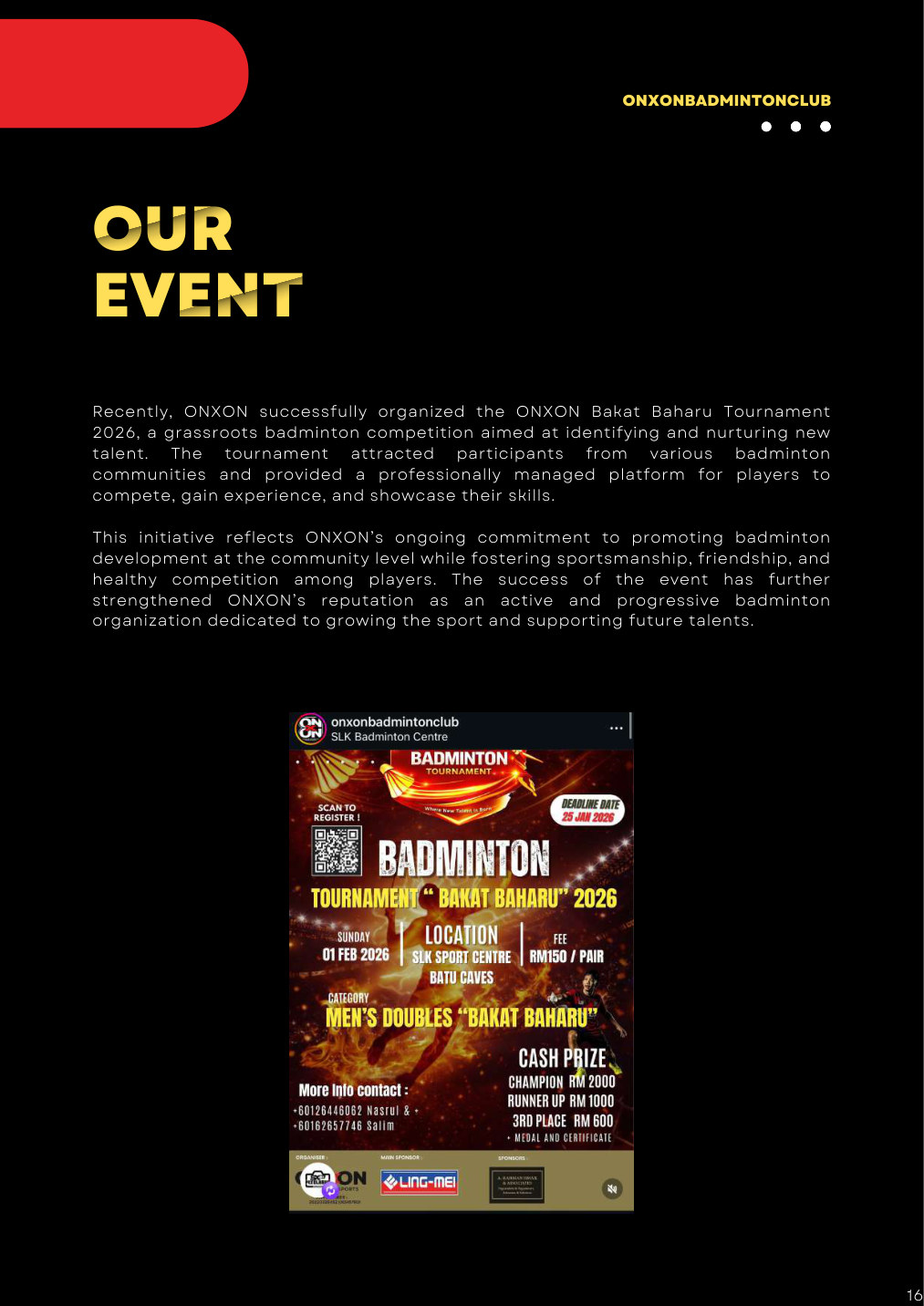 ONXON Club Profile 2026, page 22 of 29