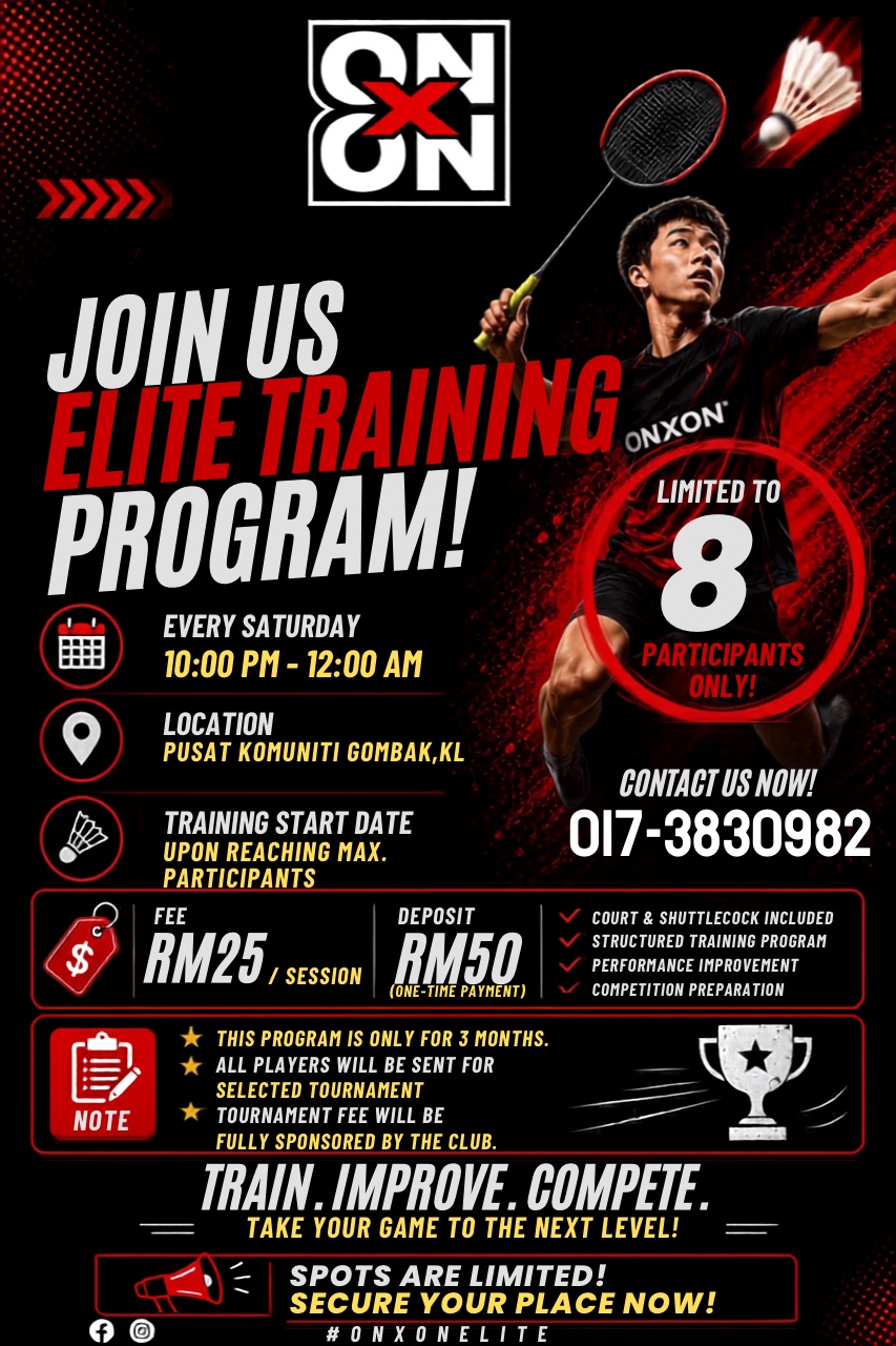 ONXON Elite Training poster