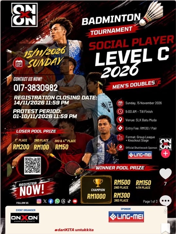 Tournament poster