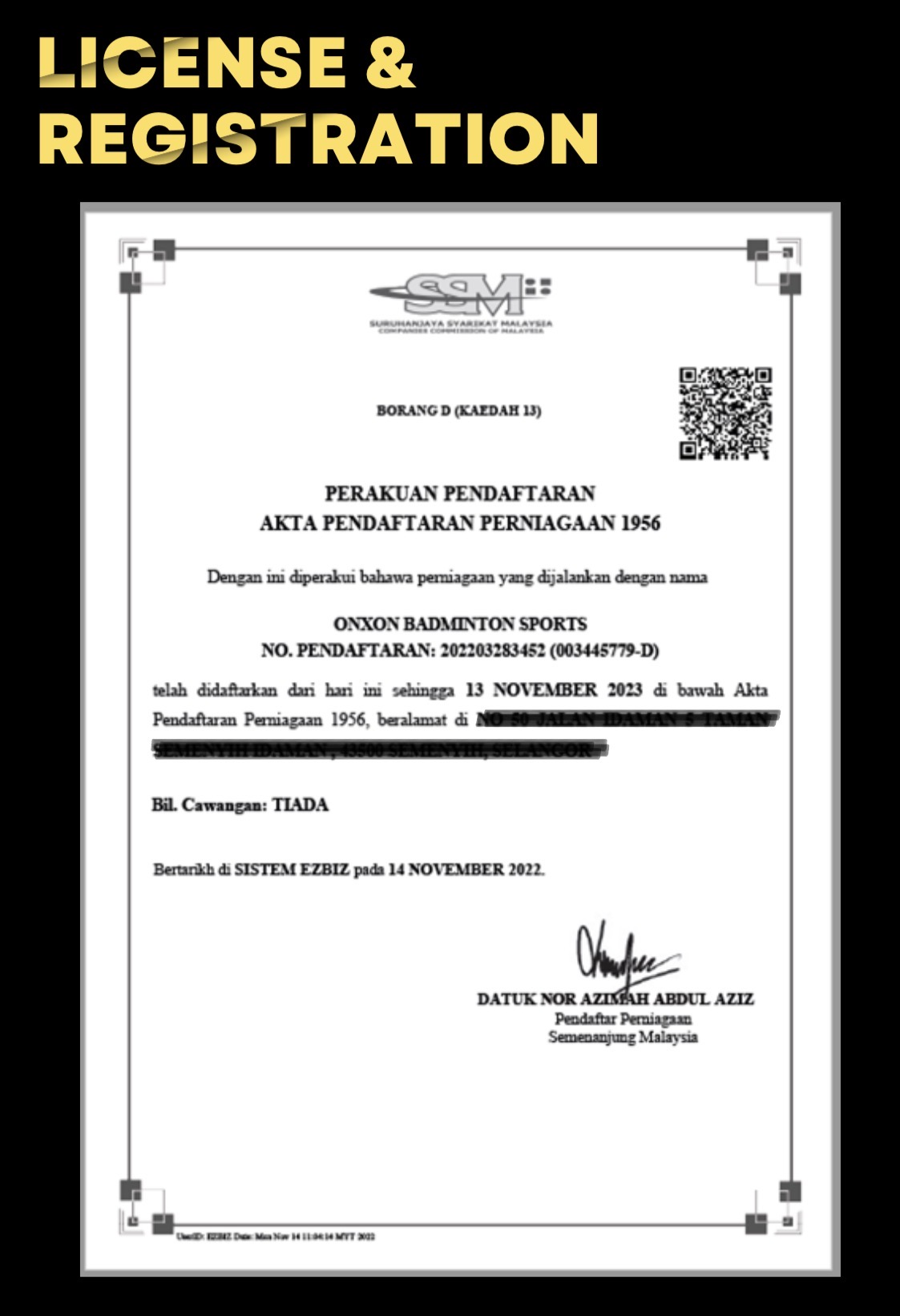 Business Registration
